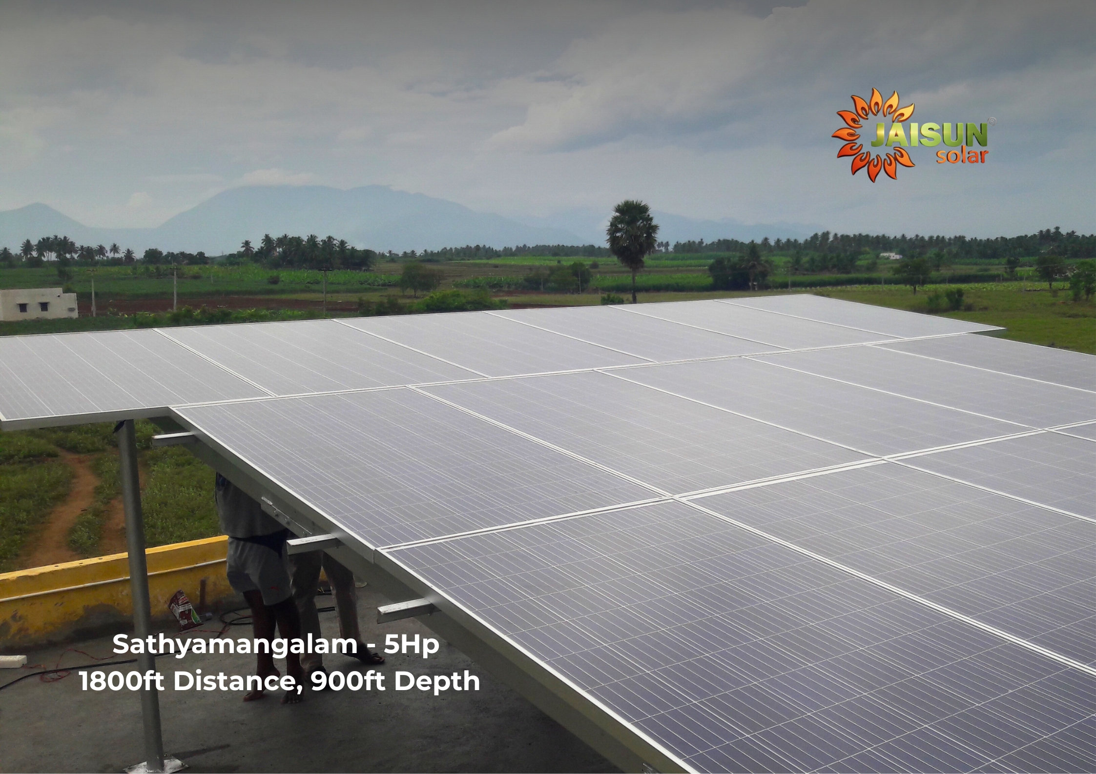 5HP Solar pump installation