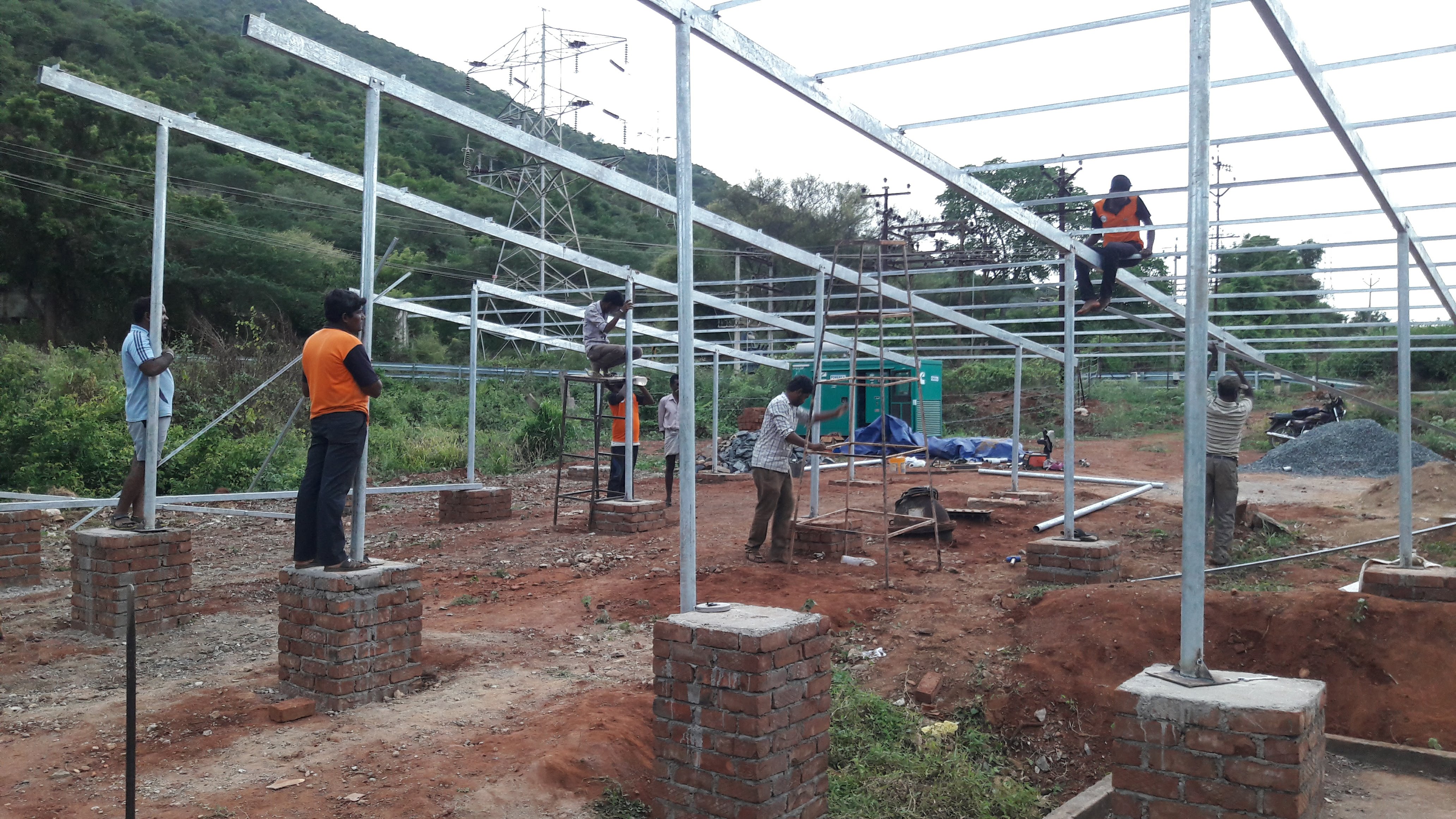 75HP solar pump Installation