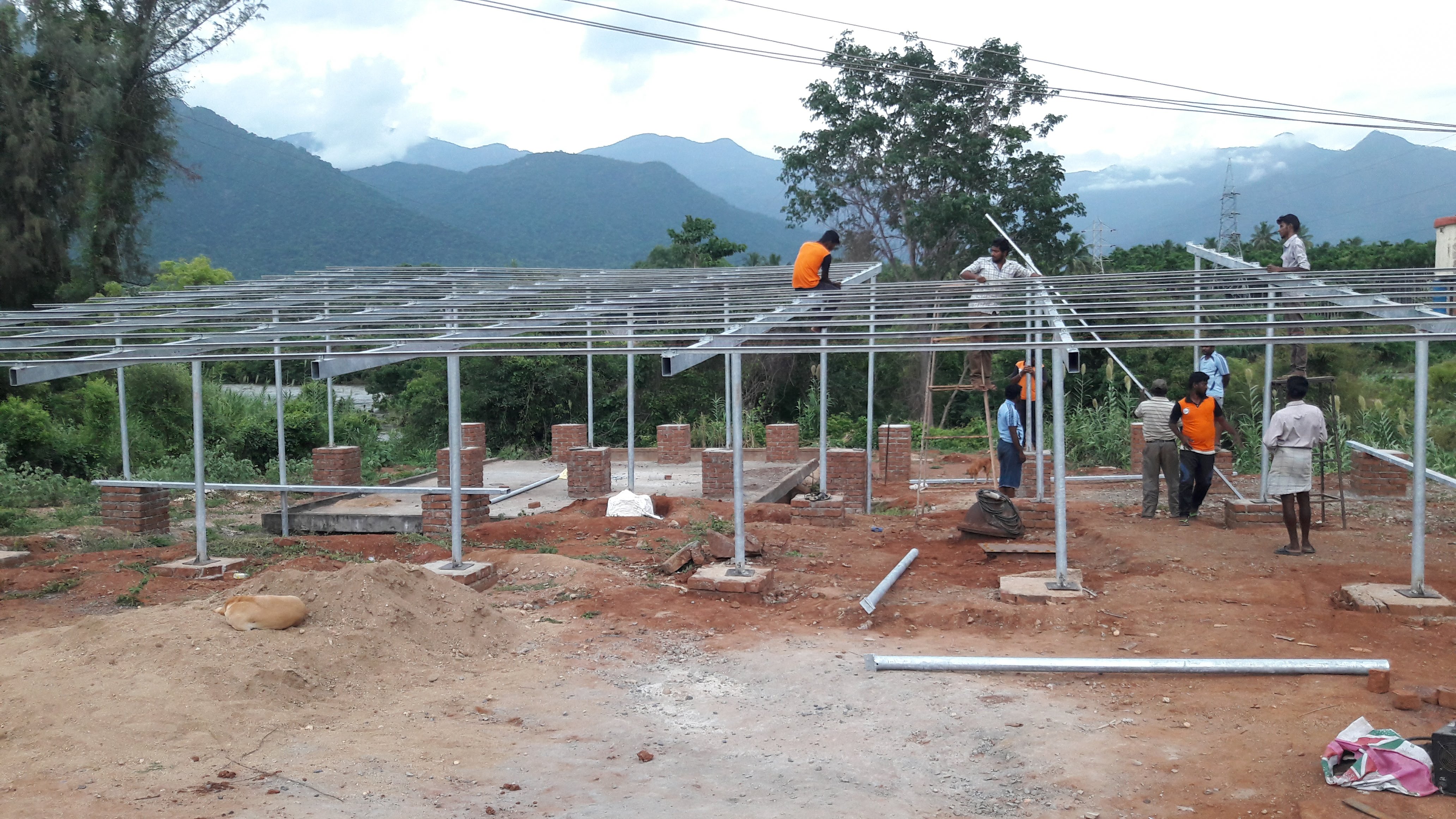 75HP solar pump Installation