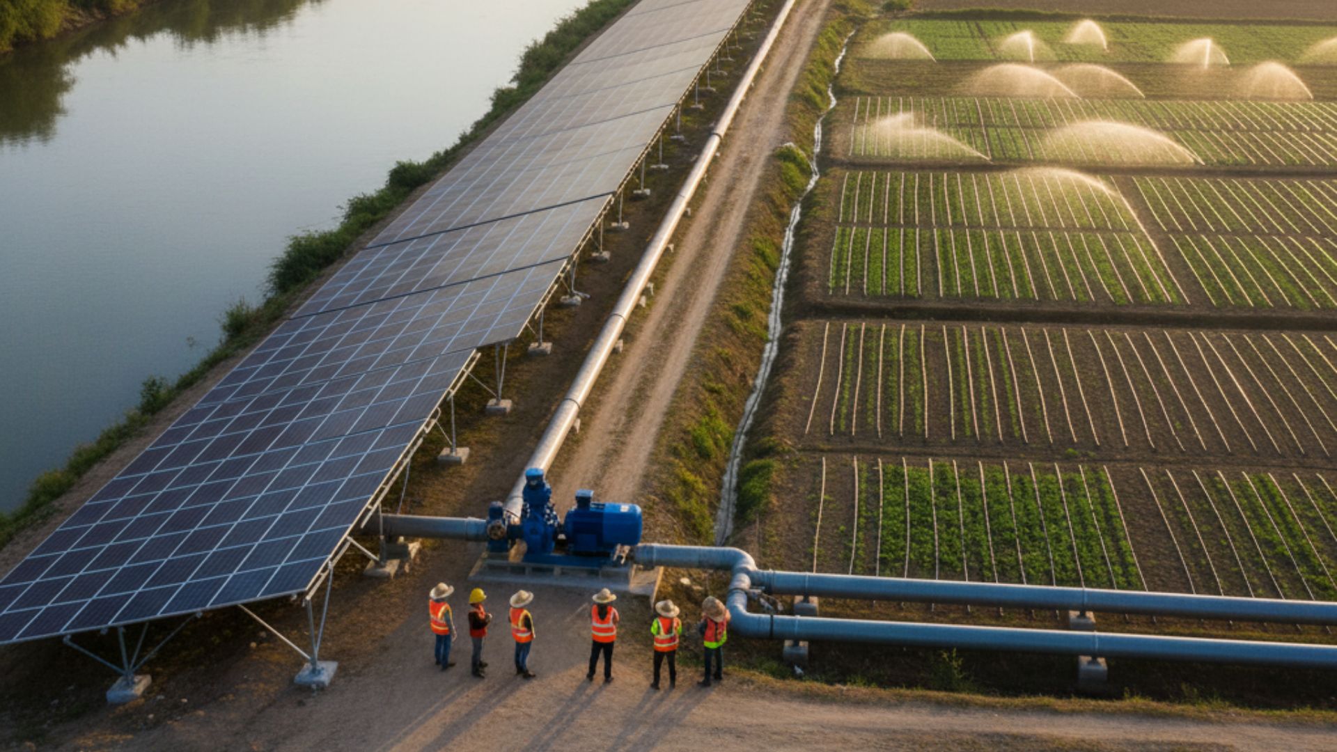 Solar river projects